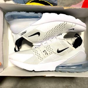 MENS Nike air max 270 “ triple white “ size 11.5